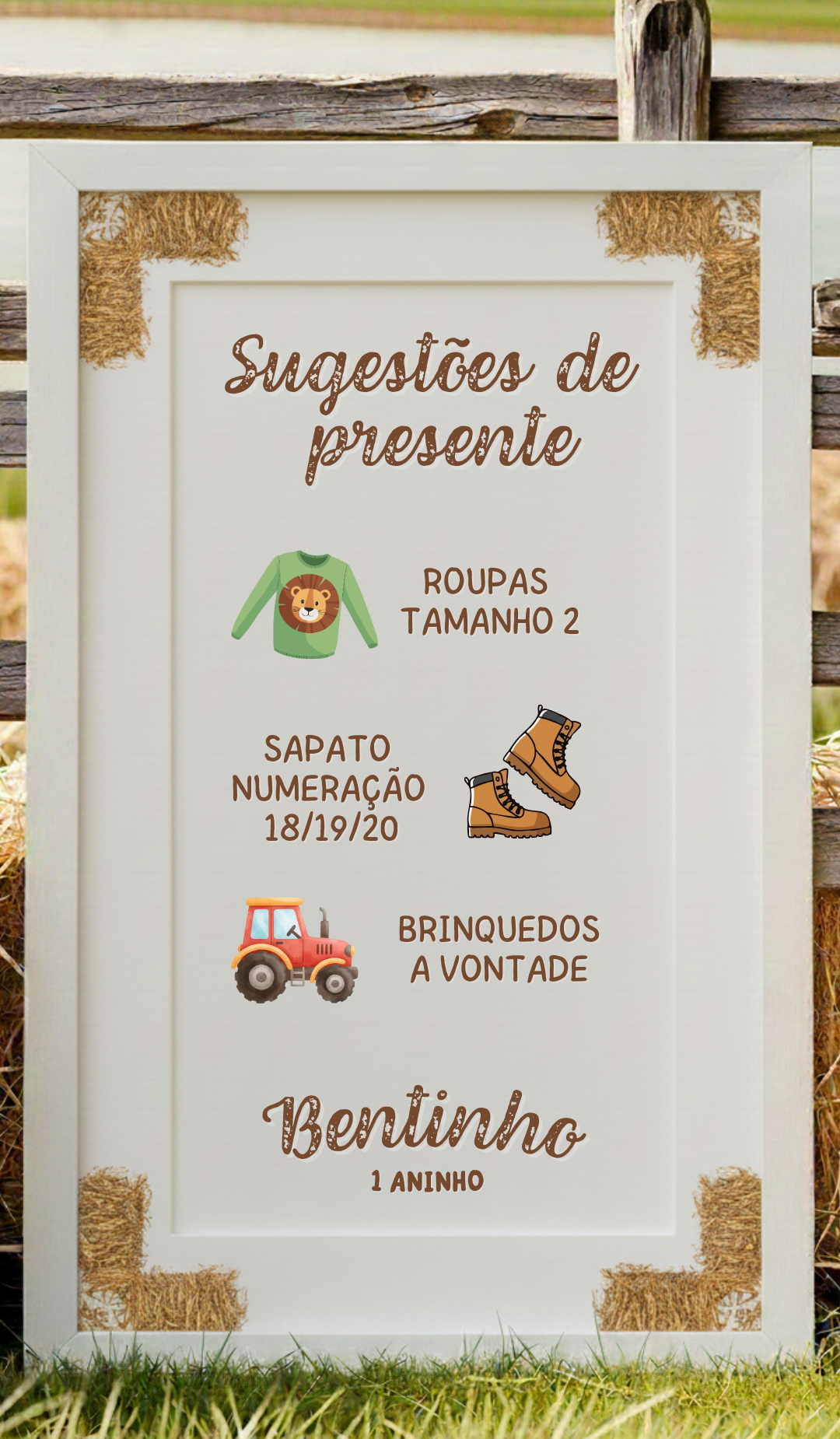 Sugestões de presente