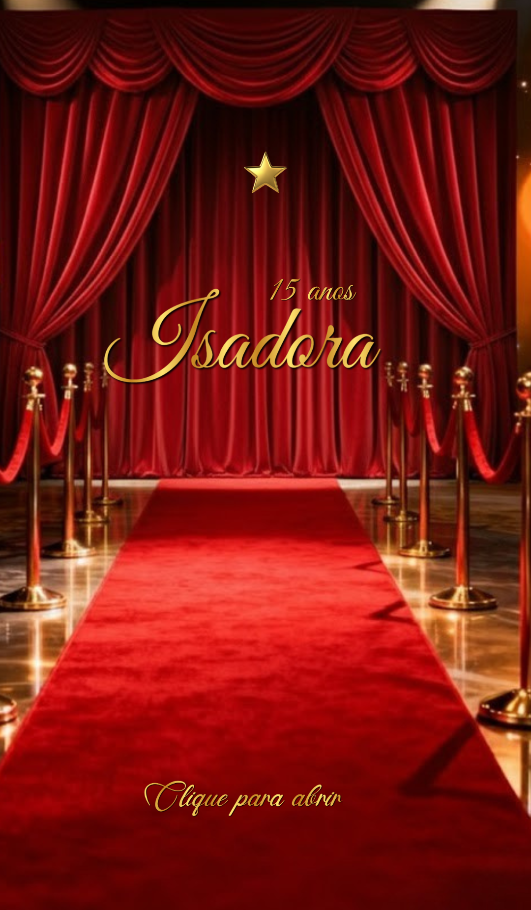 Capa do convite