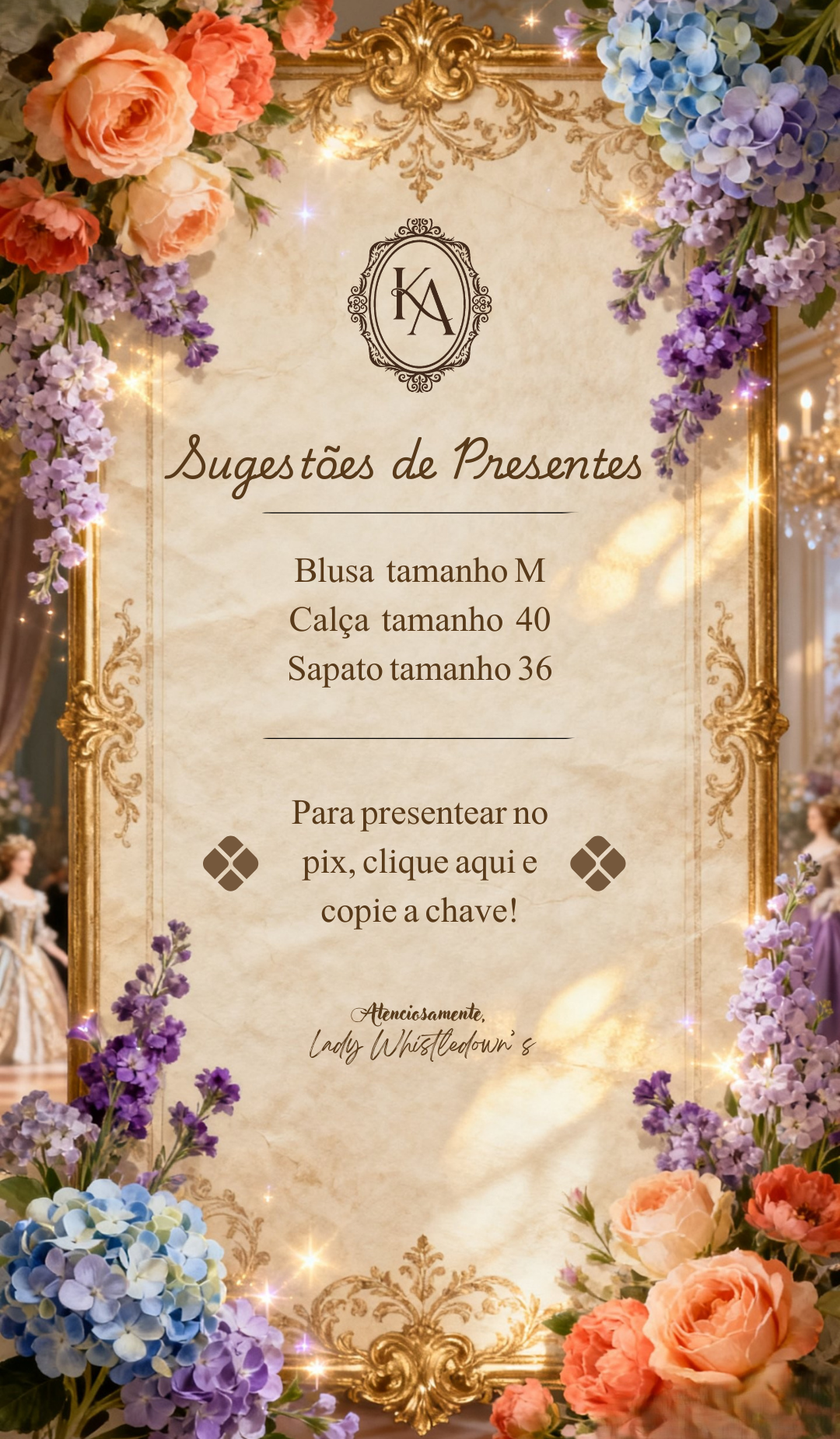 Sugestões de presente
