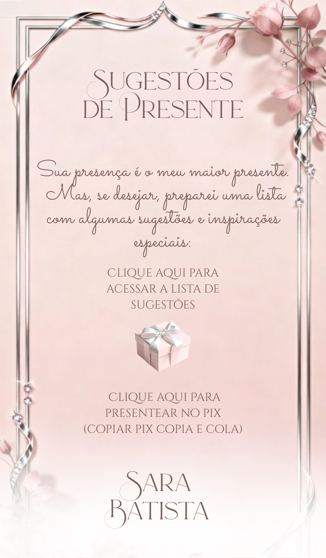 Sugestões de presente