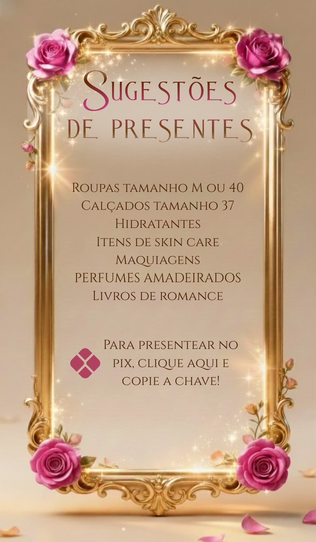 Sugestões de presente