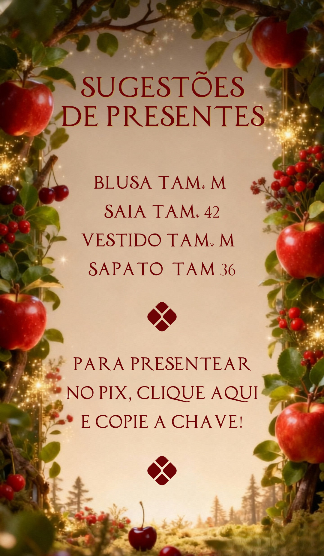 Sugestões de presente
